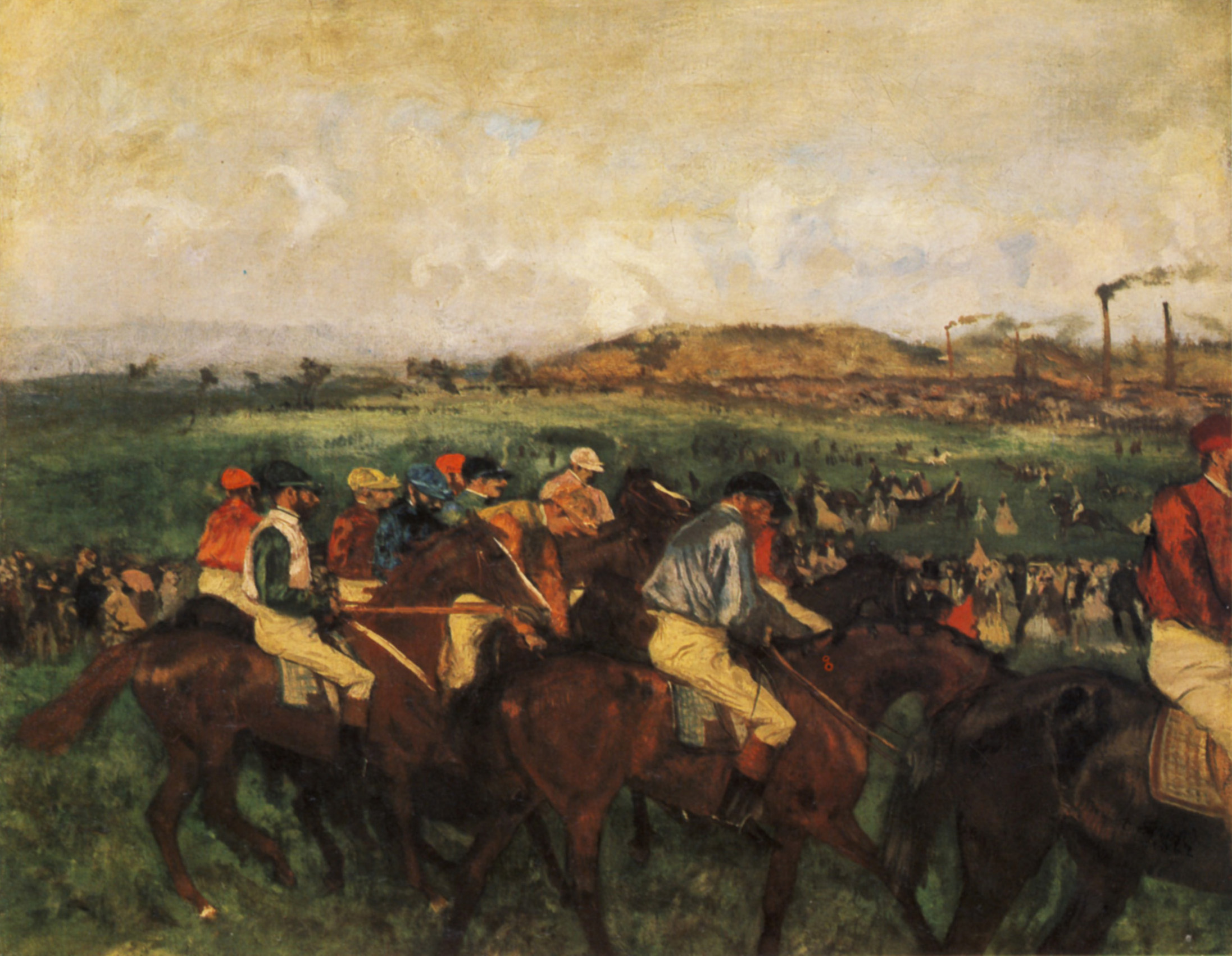 Gentlemen Jockeys before the Start 1862